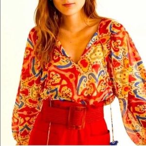 Mango blouse NWOT size 4